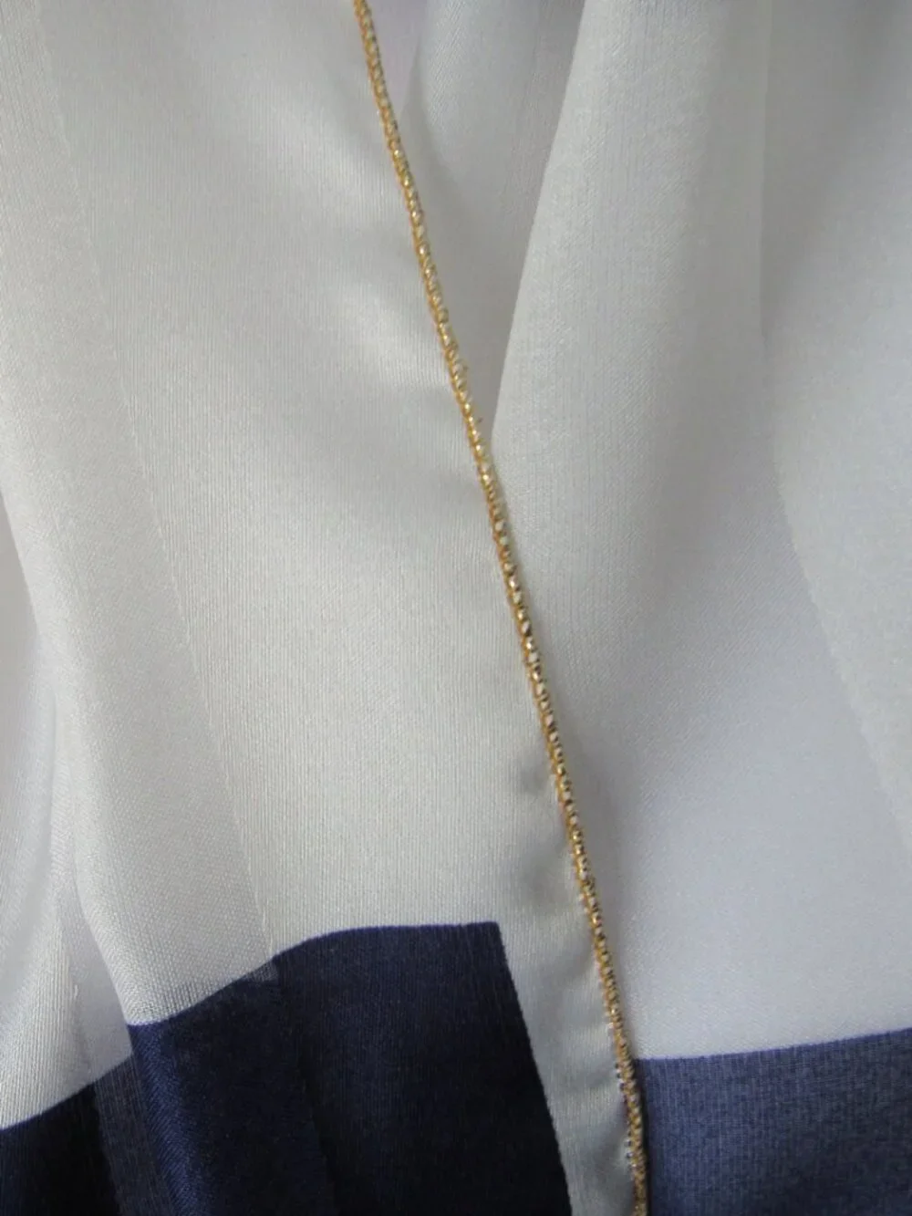 Nautical Blue & White Italy Scarf 100% Polyester Coastal Grandmother Sailing